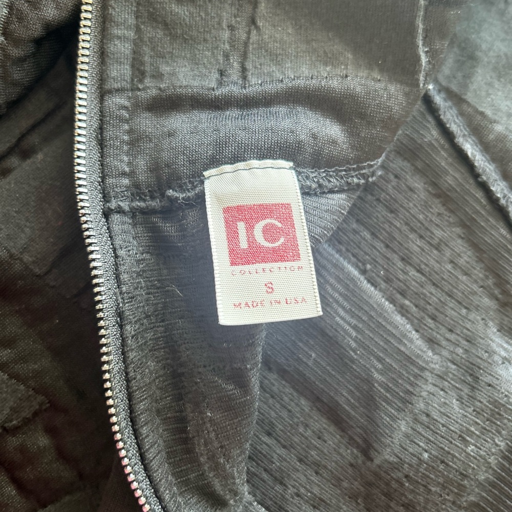 IC COLLECTION Black and Gray Puffer Jacket so cute! - Picture 4 of 6